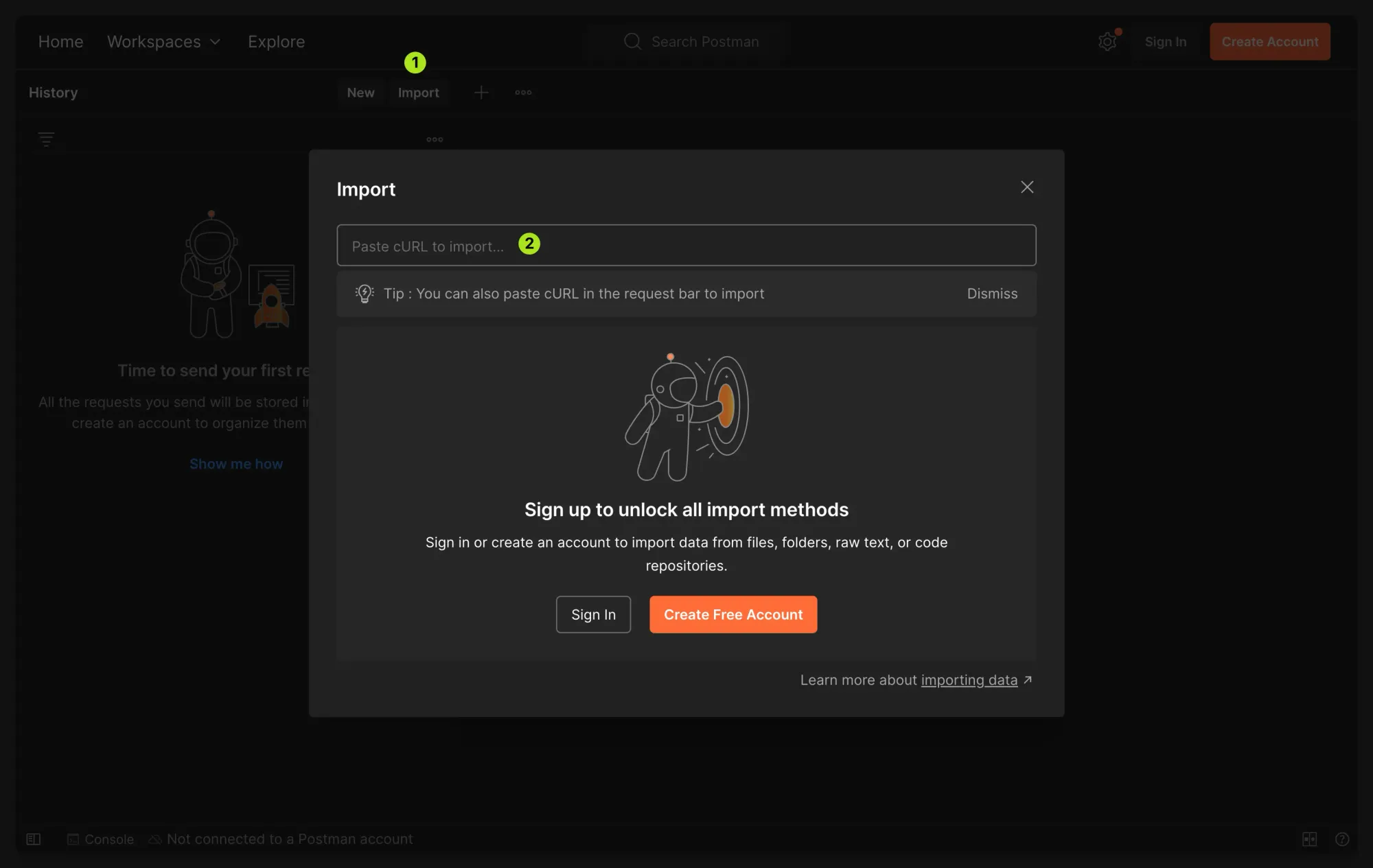 Copy HTTP Requests From Developer Tools To Postman