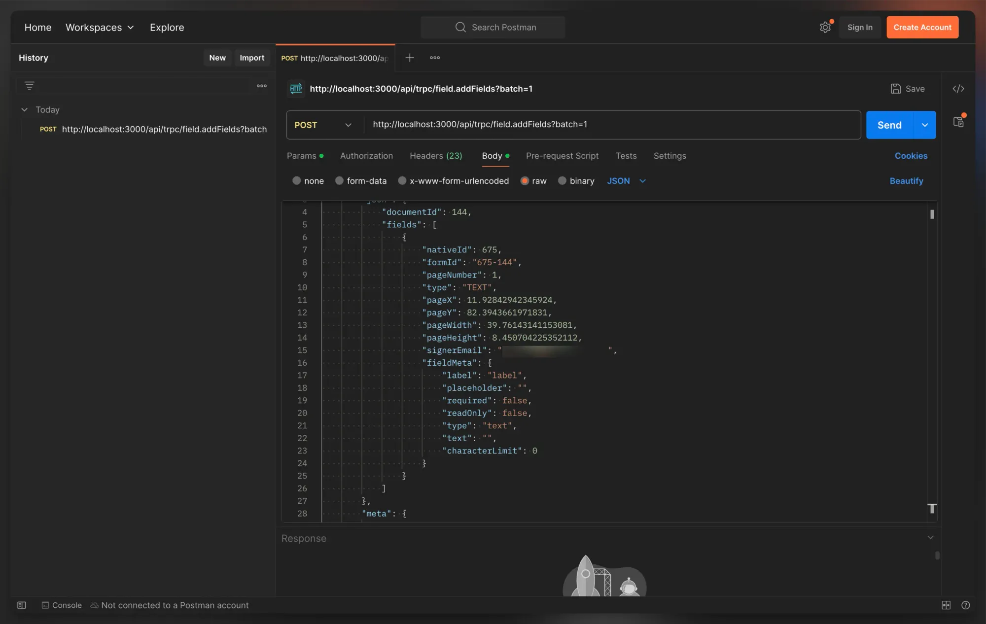 Copy HTTP Requests From Developer Tools to Postman